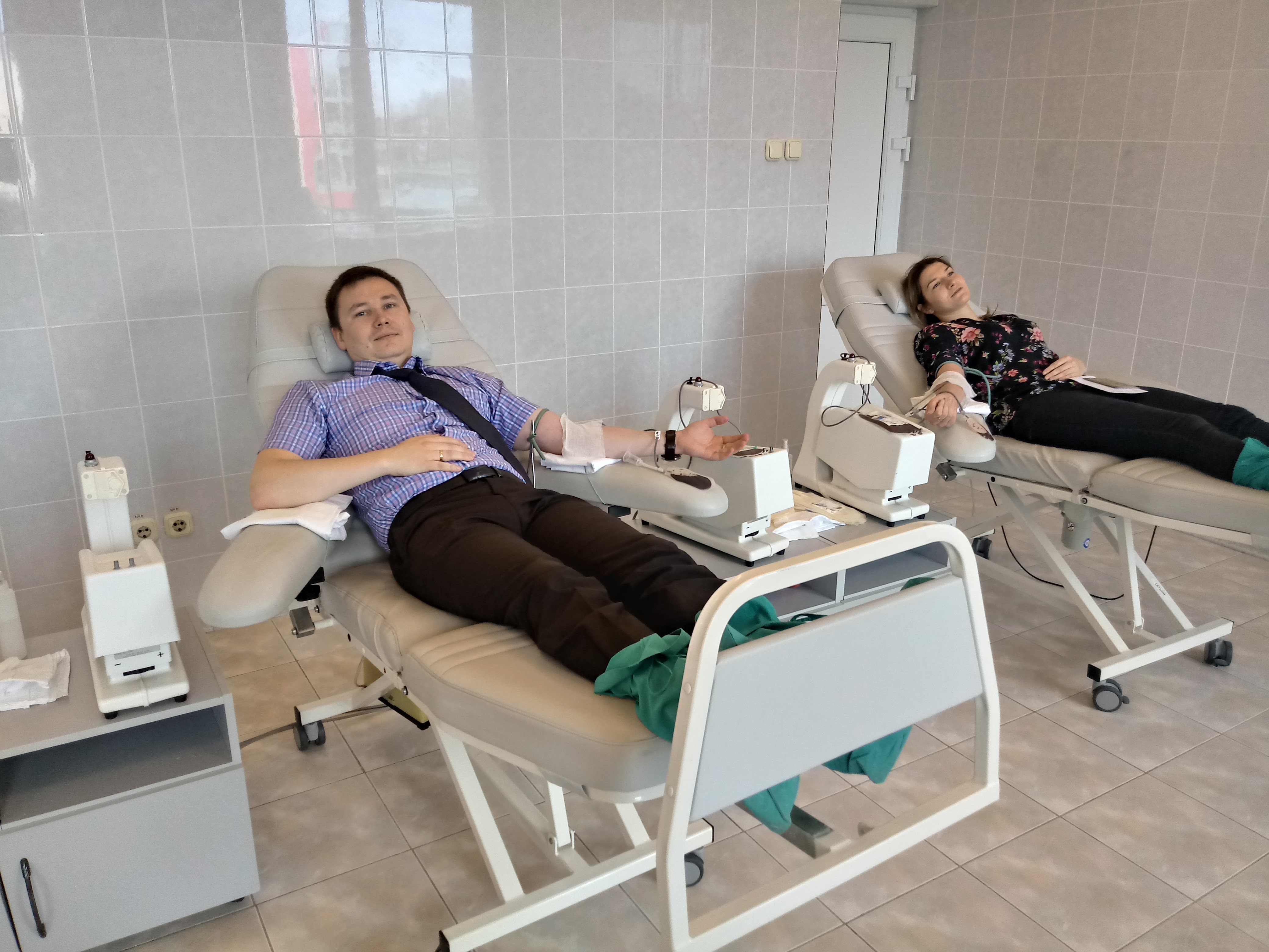 донорство крови в октябре 2017г  в рамках программы КСО