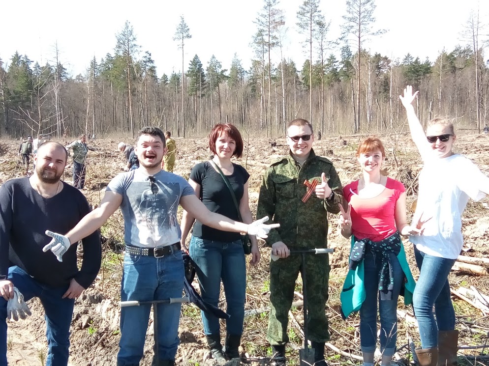 Акция "Лес Победы" в Луховицком районе